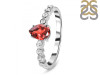 Garnet & White Topaz Ring GAR-RR-419D.