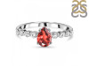 Garnet & White Topaz Ring GAR-RR-419D.