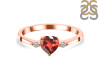 Garnet & White Topaz Ring GAR-RR-425.