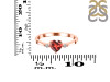 Garnet & White Topaz Ring GAR-RR-425.