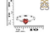 Garnet & White Topaz Ring GAR-RR-425.