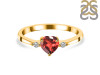 Garnet & White Topaz Ring GAR-RR-425.