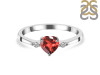 Garnet & White Topaz Ring GAR-RR-425.