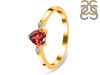 Garnet & White Topaz Ring GAR-RR-425.