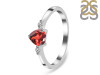 Garnet & White Topaz Ring GAR-RR-425.