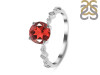 Garnet & White Topaz Ring GAR-RR-426.