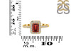 Garnet & White Topaz Ring GAR-RR-432.