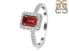 Garnet & White Topaz Ring GAR-RR-432.