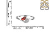 Garnet & White Topaz Ring GAR-RDR-2611.
