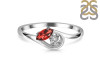 Garnet & White Topaz Ring GAR-RDR-2611.