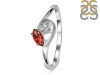 Garnet & White Topaz Ring GAR-RDR-2611.