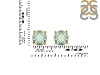 Green Amethyst Stud Earring GRA-RDE-1349.