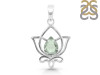 Green Amethyst Lotus Pendant GRA-RDEP-877.