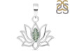Green Amethyst Lotus Pendant GRA-RDN-166.