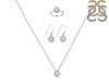  Green Amethyst Jewelry Set GRA-RDN-455-RDE-547-RDR-248.