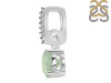 Green Amethyst & White Topaz Pendant GRA-RDP-549-CZ-LOOP.