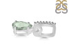 Green Amethyst & White Topaz Pendant GRA-RDP-550-CZ-LOOP.