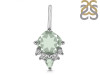 Green Amethyst & White Topaz Pendant GRA-RDP-729.