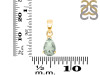 Green Amethyst Pendant GRA-RDP-757.