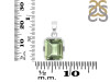 Green Amethyst Pendant GRA-RDP-791.