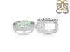 Green Amethyst & White Topaz Pendant GRA-RDP-792-CZ-LOOP.