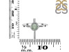 Green Amethyst Holy Cross Ring GRA-RDR-2143.