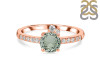Green Amethyst & White Topaz Ring GRA-RDR-2303.