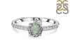 Green Amethyst & White Topaz Ring GRA-RDR-2303.