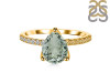 Green Amethyst & White Topaz Ring GRA-RDR-2860.