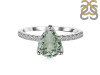 Green Amethyst & White Topaz Ring GRA-RDR-2860.