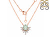 Green Amethyst & White Topaz Necklace GAR-RN-72.
