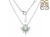 Green Amethyst & White Topaz Necklace GAR-RN-72.