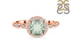 Green Amethyst & White Topaz Ring GRA-RR-267.