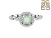 Green Amethyst & White Topaz Ring GRA-RR-267.