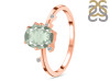 Green Amethyst & White Topaz Ring GRA-RR-318.
