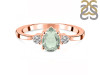 Green Amethyst & White Topaz Ring GRA-RR-335.