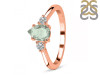 Green Amethyst & White Topaz Ring GRA-RR-335.