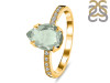 Green Amethyst & White Topaz Ring GRA-RR-344A.