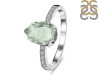 Green Amethyst & White Topaz Ring GRA-RR-344A.