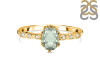 Green Amethyst & White Topaz Ring GRA-RR-35.