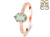 Green Amethyst & White Topaz Ring GRA-RR-35.