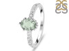 Green Amethyst & White Topaz Ring GRA-RR-35.