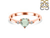 Green Amethyst & White Topaz Ring GRA-RR-425.