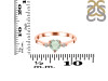 Green Amethyst & White Topaz Ring GRA-RR-425.