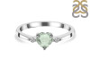 Green Amethyst & White Topaz Ring GRA-RR-425.