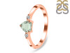 Green Amethyst & White Topaz Ring GRA-RR-425.