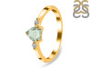 Green Amethyst & White Topaz Ring GRA-RR-425.