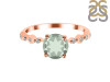 Green Amethyst & White Topaz Ring GRA-RR-426.