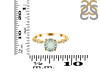 Green Amethyst & White Topaz Ring GRA-RR-426.