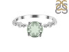 Green Amethyst & White Topaz Ring GRA-RR-426.